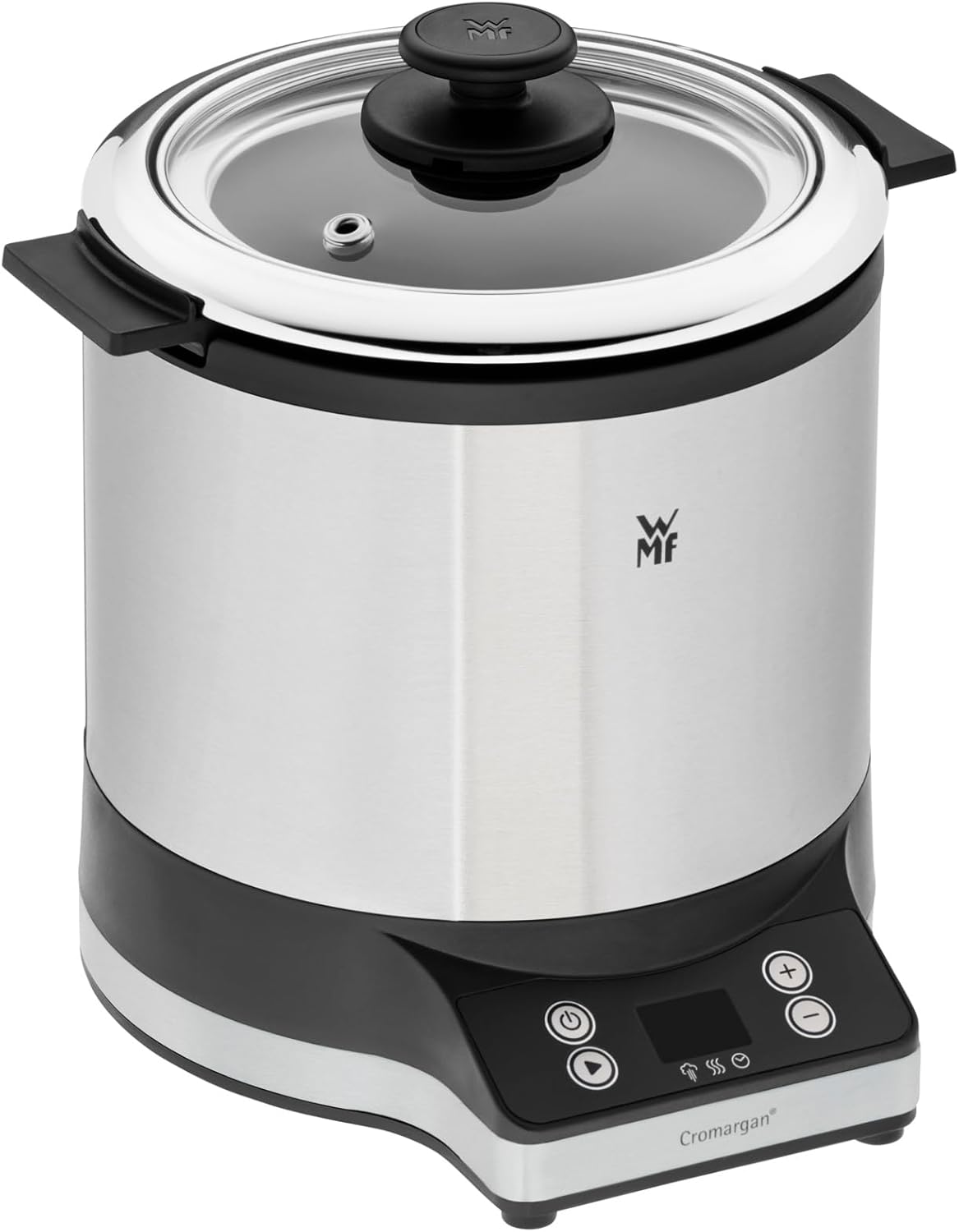 WMF KÜCHENminis® Rice Cooker with Lunch-to-Go Box, Steamer, Space-Saving, Extra To-Go Lid Turns the Inner Pot (1.0 Litre) Into a Secure Lunch Box To-Go Without Food Transfer, 220 W