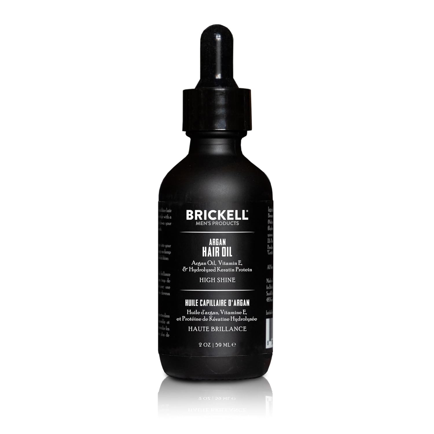 Brickell Men’s Argan Oil for Hair, Natural and Organic Hair Oil For Men, Lightweight Hair Treatment, 2 Ounce, Scented