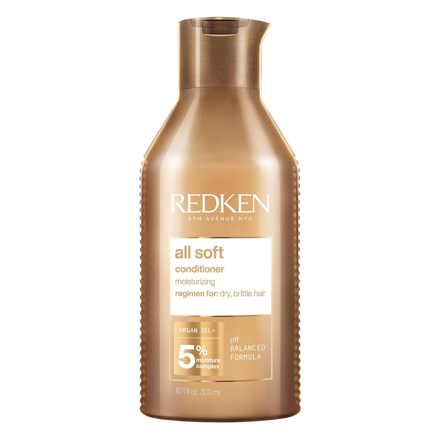 Redken All Soft Conditioner – Moisturizes & Hydrates Dry, Brittle Hair, Softens, Smooths & Adds Hair Shine, Conditioner & Detangler