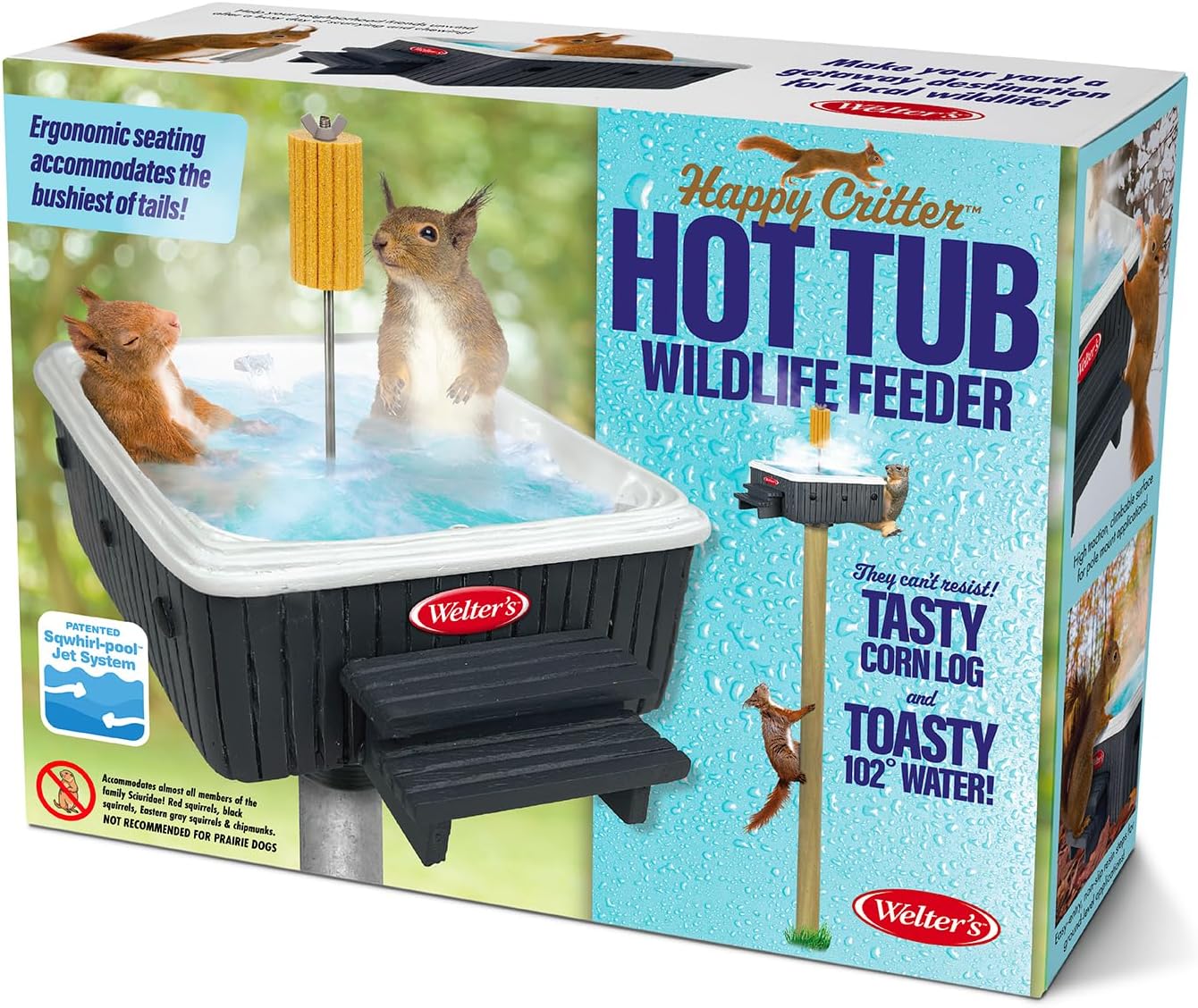 Prank-O Squirrel Hot Tub – Funniest Prank Gift Box | Hilarious Empty Gag Gift for White Elephant & Christmas 2026 | Funny Gift Box for Coworkers, Friends & Men Who Have Everything, As Seen on Shark Tank