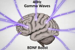Gamma waves in The Brain Song